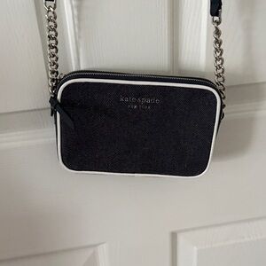 Kate Spade Black and White Crossbody Bag
